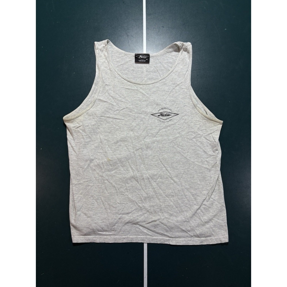 Vtg 80s Hobie‎ Surf Tank Top Men's Medium American Original Thin Retro Gray USA